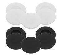 ORFOFE 10 Pezzi Copri Diaframma Stetoscopio in Silicone Nero Bianco Protettore Morbido per Testa e Campana Facile da Sostituire e Adatto Medici e Infermieri per Uso Ospedaliero