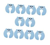 ORFOFE 10 Pezzi Fermaporte Sicurezza per EVA e Durevole Pizzicamento Fermaporta Creativo per Prevenire Chiusura Brusca e Danni Telaio Facile Installare Blu Animale