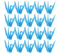 ORFOFE 100 Pezzi Gru Origami Piegate a Mano Blu 10x10 Cm, Decorazioni Origami per Feste di Compleanno, Matrimoni e Battesimi, Ornamenti di Carta per Centrotavola e Sfondi