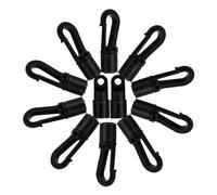 ORFOFE 12 Pezzi Ganci Terminali per Corda Elastica da Barca e Kayak Tipo A Tipo B in Nylon Marino Resistente all Acqua Accessori Multiuso per Cavi Elastici e Corda Bungee Antiruggine e