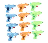 ORFOFE 12 Pezzi Giocattoli Spara-acqua Trasparenti in Plastica, Mini ad Acqua Estive per Giochi All'aperto, Bomboniere per Feste in Piscina e Colore Casuale Stile Casuale