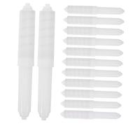 ORFOFE 12 Pezzi Supporto per Carta Igienica con Molla in Plastica Resistente per Bagno per Dispenser Rotazione e Igienica per Hotel e Casa