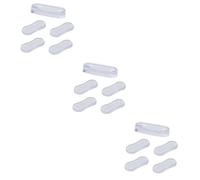 ORFOFE 15 Pz Tappetino Anticollisione Wc Tampone Wc Guarnizioni Copriwater Per La Casa Paracolpi Sanitari Paraurti Del Sedile Del Wc Paraurti Del Coperchio Del Water Kit Gel Di Silice