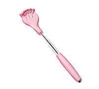 ORFOFE 1pezzi Grattaschiena Estensibile Premium Per Prurito Strumento Portatile Per Grattare La Schiena Rosa