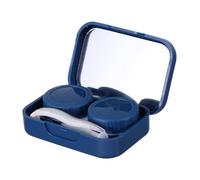 ORFOFE 1set Custodie Per Lenti Colorate Scatole Portatili Con Specchio Eleganti e Pratiche Per Lenti Contatto Per Viaggi e Uso Quotidiano