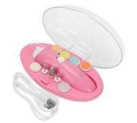 ORFOFE 1set Trimmer Elettrici Per Unghie Per Ragazzo Ragazza Kit Di Manicure Per Ragazzo Ragazza e Infanti Rosa Strumenti Di Taglio Per Unghie Senza Batteria Facile Da Usare e Sicuro Con