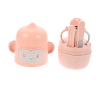 ORFOFE 1set Unghiper Kit Completo Con Forbicine Limetta Pinzette e Tagliaunghie Design Sicuro e Compatto Materiale Inossidabile Per Viaggi e Uso Quotidiano