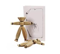ORFOFE 2 Pezzi Bambola Magica Spaventapasseri Giocattolo Trucco Spaventoso per Halloween Facile da Usare Prop Decorativo per Scherzi e Feste