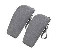 ORFOFE 2 pezzi Borsa Termica Isolante per Latte in Oxford Resistente Grigio Portapappa Portatile per Mantenere Caldo o Freddo Durante Viaggi e Uscite con Ragazzo Ragazza