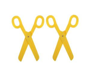 ORFOFE 2 Pezzi Forbici Giganti Giocattolo Divertenti per Leggere e Sicure Accessorio Teatro e Festa