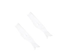 ORFOFE 2 Pezzi Maniche Vento Carp Giapponesi Bianchper Decorazione Te e Adulti Ornamento Leggero per Casa e Ristorante