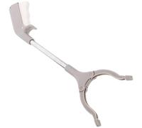 ORFOFE 2 pezzi Pinza Raccogli Rifiuti in Acciaio con Impugnatura Ergonomica Antifatica Strumento Leggero per Raccolta Spazzatura in Spazi Stretti e Outdoor