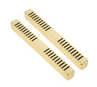 ORFOFE 2 Pezzi Umidificatore per Sigari Scatola Controllo Umidità Accessorio per Umidificatori da Scrivania e Mobile Conservazione Ottimale Sigari Design Portatile Dorato