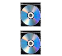 ORFOFE 2 Set Disco Dvd-r Registrabile Vuoto con Custodia Jewel Case in Plastica, Alta Capacità di Archiviazione e Effetto di Registrazione Professionale per Musica e Progetti in Ufficio