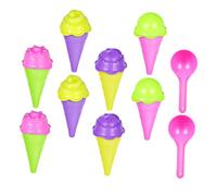 ORFOFE 2 Set Ice Molds Portable Lightweight Plastic Toys For Indoor Outdoor Summer Play Safe Smooth Texture For Creative Fun