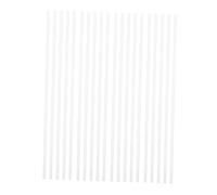 ORFOFE 20 Pezzi Bastoncini Acrilici Trasparenti per Artigianato DIY Supporti Resistenti e Riutilizzabili per Miniature Sculture in Argilla Polimerica e Decorazioni Cake Toppers