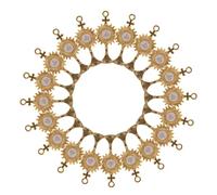 ORFOFE 20 Pezzi Decorazioni Religiose per Feste Holy-light, Ornamenti per Torte e Cupcake, Forniture per Decorazioni Chiesa e Luce Sacra, Adatti a Comunione e Battesimo