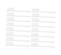 ORFOFE 20 pezzi Spazzolini da Denti Mini con Manico Corto e Setole Morbide Design Compatto e Testa Piatta per Pulizia per Uso Penitenziario e Controllo Igiene Orale