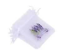 ORFOFE 20pezzi Sacchetti Rete Vuoti per Imballaggio Sacchetto Coulisse per Bustine di Lavanda Sacchetto Vuoto per Profumo Multiuso per Fiori Secchi e Piccoli Oggetti