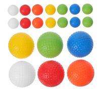 ORFOFE 22 Palline da Allenamento Cave Non Porose per Indoor, Palline da Pratica Leggere e Morbide per Swing Sicuro in Casa, Set di 22 Pezzi Colore Casuale per Sport e Colore Casuale