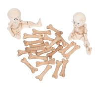 ORFOFE 22pezzi Mini Statue di Scheletro in Piccole Figure di Ossa Finte per Decorazioni di Halloween Accessori per Case Infestate e Progetti Artigianali