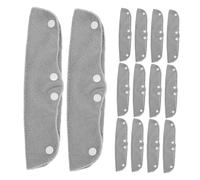 ORFOFE 24 Pezzi Hard Hat Sweatband Reusable Absorbent Sweat Liner Grey Soft Fabric Helmet Sweatband For Work With Non-slip Secure Fit