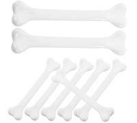 ORFOFE 24 Pezzi Mini Ossa di Plastica per Halloween, Decorazioni in Osso Simulato Bianche, Accessori per Feste Horror e Decorazioni Tavolo Tema Halloween