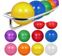 ORFOFE 25 Palline da Bingo in Plastica 4 CM Miste Palline Cave da Disegno per Giochi di Società Accessori per Lotterie e Feste Forniture per Giochi di Estrazione e Intrattenimento