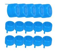ORFOFE 25 pezzi Tappi per Boccioni Acqua da Copertura Riutilizzabile con Bianco Ermetico Schizzo Compatibile con Dispenser e Bottiglie e Ufficio