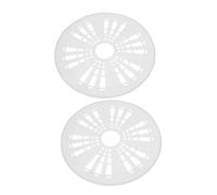 ORFOFE 2pezzi Copri-coperchio Per Lavatrice Bianco Coperchio Per Centrifuga Accessori Per Stiratura Automatica Per Forniture Per Lavanderia Domestiche