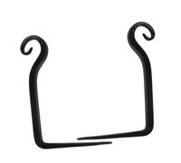 ORFOFE 2pezzi Ganci per Appendere Fioriere in Ferro Metallico Ganci da Parete Resistenti per Lanterne Sospese e Portavasi Design Elegante per Giardini e Balconi