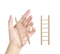 ORFOFE 2pezzi Mini Scale in Legno per Casa delle Bambole Mini Modelli di Scale Decorative Scala in Miniatura per Giardino delle Fate e Decorazioni Fai da Te