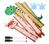 ORFOFE 2pezzi Righello Di Crescita Per Incollare Al Muro Con Design Di Animali Carini Per Decorare Camerette e Registrare La Crescita Dei Tuoi Piccoli