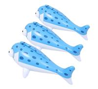 ORFOFE 3 Pezzi Pesci Gonfiabili per Testa Grande Giocattoli da Piscina Galleggianti Forma di Pesce Decorazioni Tema Oceano per Feste e Compleanni di Pesca