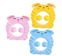 ORFOFE 3 Pz Cuffia Per Shampoo Visiera Da Bagno Per i Più Piccoli Cuffia Appena Nata Cappello Da Doccia Per Bambini Scudo Per Sciacquare i Cuffia Di Protezione Da Bagno Eva