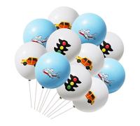 ORFOFE 30 Palloncini in Lattice da 12 Pollici con Stampa Auto Aereo e Semaforo Decorazioni per Feste Set Multicolore per Compleanni e Celebrazioni