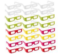 ORFOFE 30 Pezzi Occhiali Da Film 3D A Forma Rosso Per Feste Per Per Il Compleanno Per Accessori Per Festival Occhiali Da Film 3D