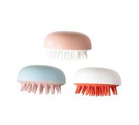 ORFOFE 3pezzi Spazzola per Massaggi Capelluto Design Ergonomico da Adatta per Pulizia dei Capelli e Rimozione di Forfora e Sebo Indurito per Tutti i Tipi di Capelli