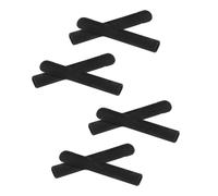 ORFOFE 4 Paia Auricolari Anti-slip per gli occhiali cuscino per le orecchie degli occhiali cuscinetti auricolari per Ossalti dei Suggerimenti per il tempio Black