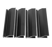 ORFOFE 4 pezzi Connettori Angolari per Battiscopa da Cucina in Alluminio Accessori Resistente e Facili da Installare per Mobili e Meccanismi Base Angolo