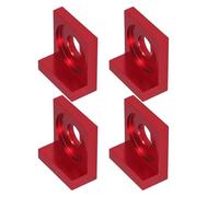 ORFOFE 4 Pezzi Kit Tendicatena Moto Cnc in Alluminio Blocchi Regolatori Asse Posteriore Tensionatori Catena per Allineamento Ruota Posteriore e Manutenzione Offroad