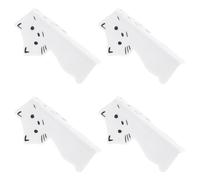 ORFOFE 4 Pezzi Protezione Angoli Adesivi in Silicone Paraspigoli Flessibili per Mobili e Battiscopa Sicurezza e Animali Facile Installazione per Interni ed Esterni