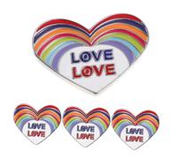 ORFOFE 4 Pezzi Spilla D'Amore Distintivo Per Spille Da Bavero A Di Spilla Da Bavero In Metallo Smaltata A Di