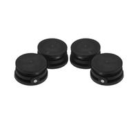 ORFOFE 4 Pezzi Tappo per Corda da Surf Nero Connettore per Guinzaglio Tavola da Surf Accessorio Paddleboard e Kayak per Sport Acquatici Sicurezza e Fissaggio Leash