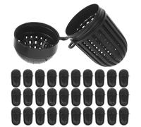 ORFOFE 40 Pezzi Set 40 Gabbie per Esche da Pesca in Plastica, Mini Trappola Portatile per Esche, Cestino per Posizionamento Preciso Esca, Accessori per Pesca Sportiva e Viaggi