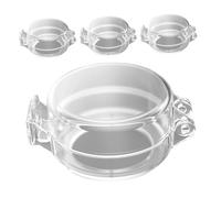 ORFOFE 4pezzi Copertura Protettiva Per Serratura Porta in Trasparente Di Protezione Per Interruttori Di Sicurezza Per Ragazzo Ragazza Ragazza Adatta Tutte Le Porte Facile Da Installare