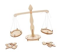 ORFOFE 5 Pezzi Kit Esperimenti Scientifici DIY con Bilancia Leva in Giocattolo Stem Educativo per Materiale Completo per Apprendimento Matematico e Progetti Scientifici per Scuola e Casa