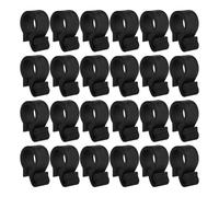 ORFOFE 50 Pezzi Clip per Tubo Irrigazione in PE Nero Fermo Tubo da 20mm per Strutture e Supporto Stabile per Fissaggio e Sospensione