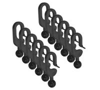 ORFOFE 50 Pezzi Ganci in Plastica per Tende e Zanzariere da Esterno Ganci per Tende da Gazebo Leggeri e Compatti per Campeggio e Viaggi Outdoor