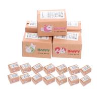 ORFOFE 50 Scale For Dollhouse Small Business Packaging And Mailing Accessories Realistic Mini Gift Wrapping Boxes
